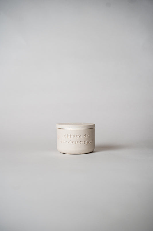 Petite bougie parfumée Vanille & Tabac – Abbaye de Fontmorigny